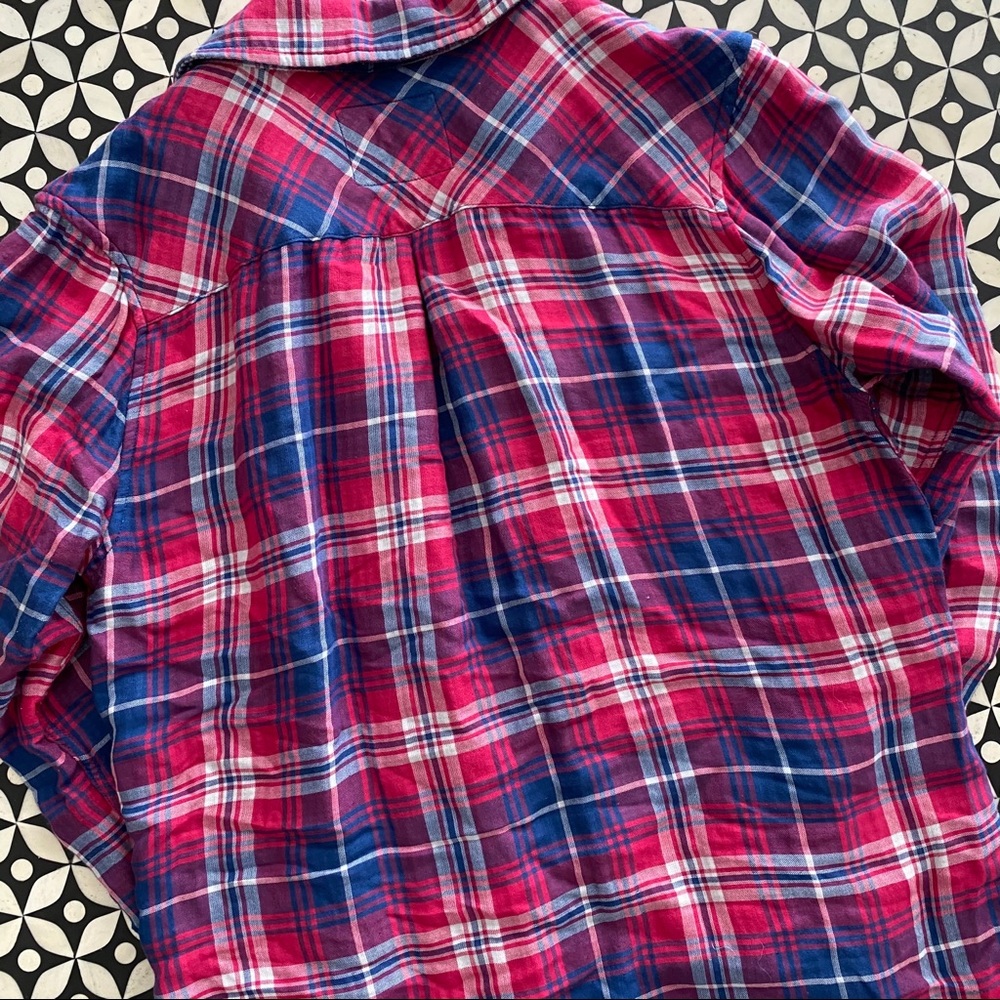 Rails, Plaid + Houndstooth Print Button-Down Shirt - Picture 4 of 4